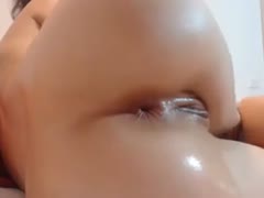 I adore the way my alluring, nude sweetie shows off her fuck holes.